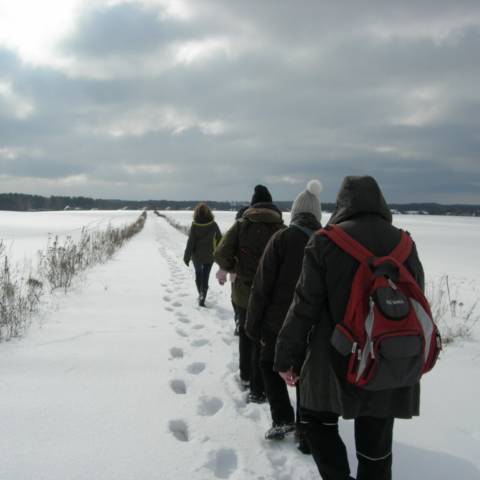 Fastenzeit - Wanderung im Schnee